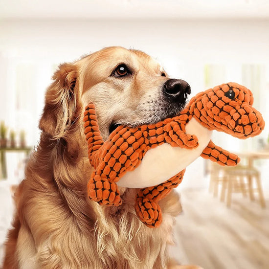 Plush Animal Chew Toy | Interactive Stuffed Doll for Dogs & Cats | 18 Designs