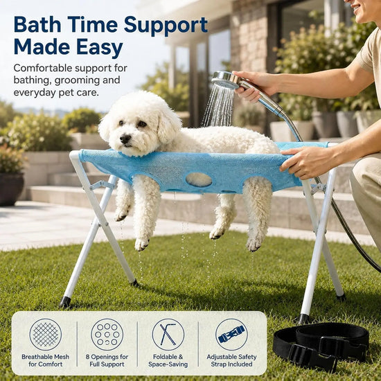 Foldable Pet Grooming Hammock Stand